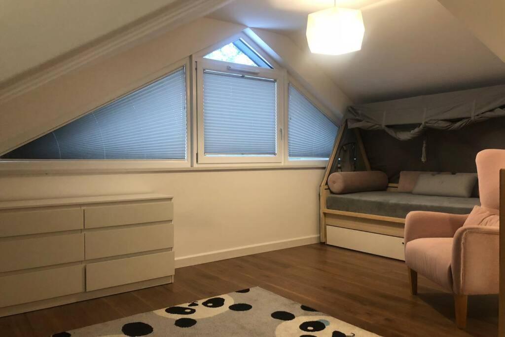 Apartmán Dwupoziomowy Apartament Nad Jeziorem W Lesie Augustów Exteriér fotografie