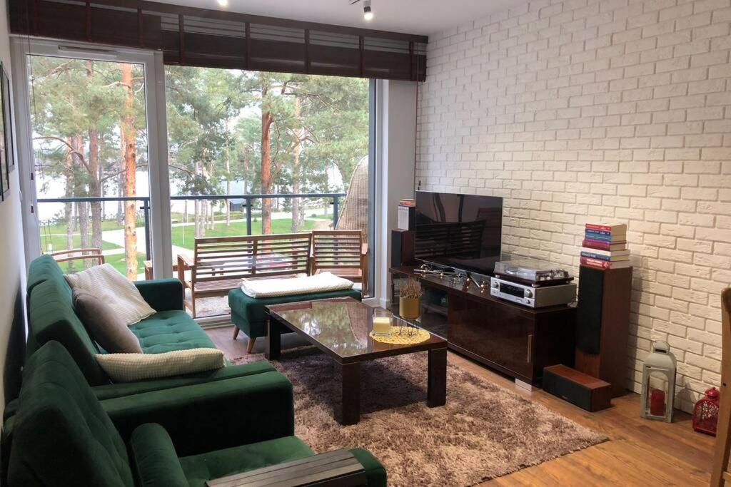 Apartmán Dwupoziomowy Apartament Nad Jeziorem W Lesie Augustów Exteriér fotografie