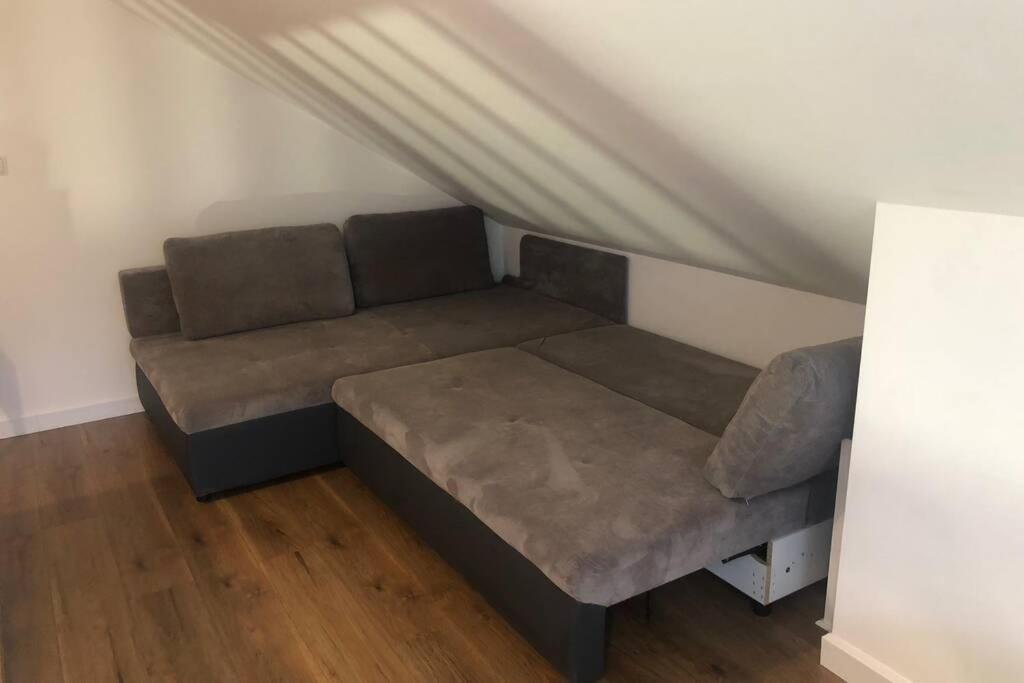 Apartmán Dwupoziomowy Apartament Nad Jeziorem W Lesie Augustów Exteriér fotografie