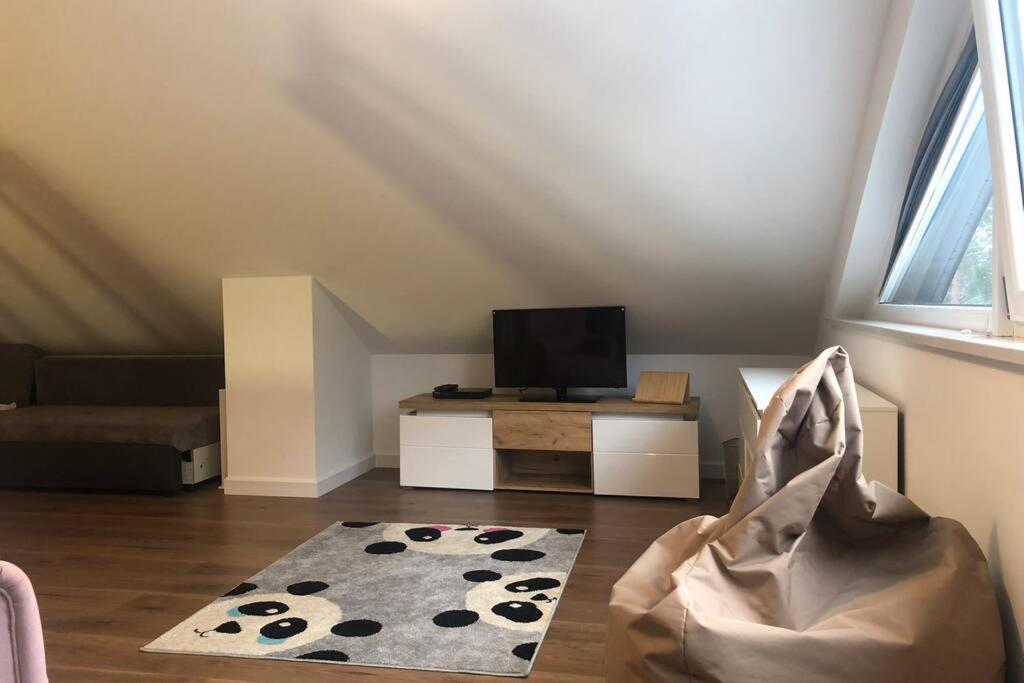 Apartmán Dwupoziomowy Apartament Nad Jeziorem W Lesie Augustów Exteriér fotografie