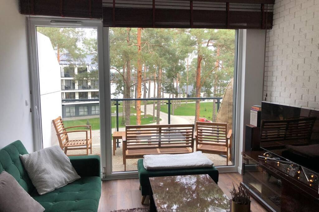 Apartmán Dwupoziomowy Apartament Nad Jeziorem W Lesie Augustów Exteriér fotografie