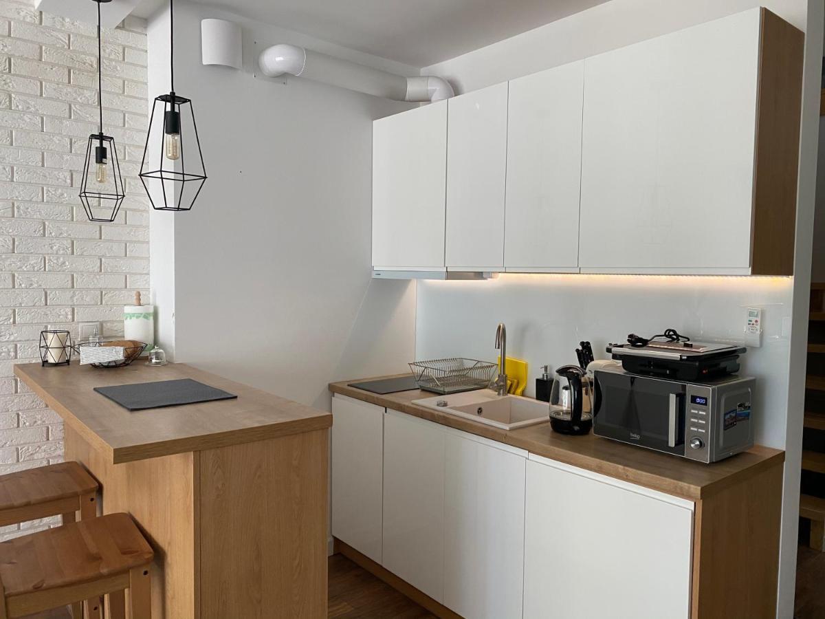 Apartmán Dwupoziomowy Apartament Nad Jeziorem W Lesie Augustów Exteriér fotografie